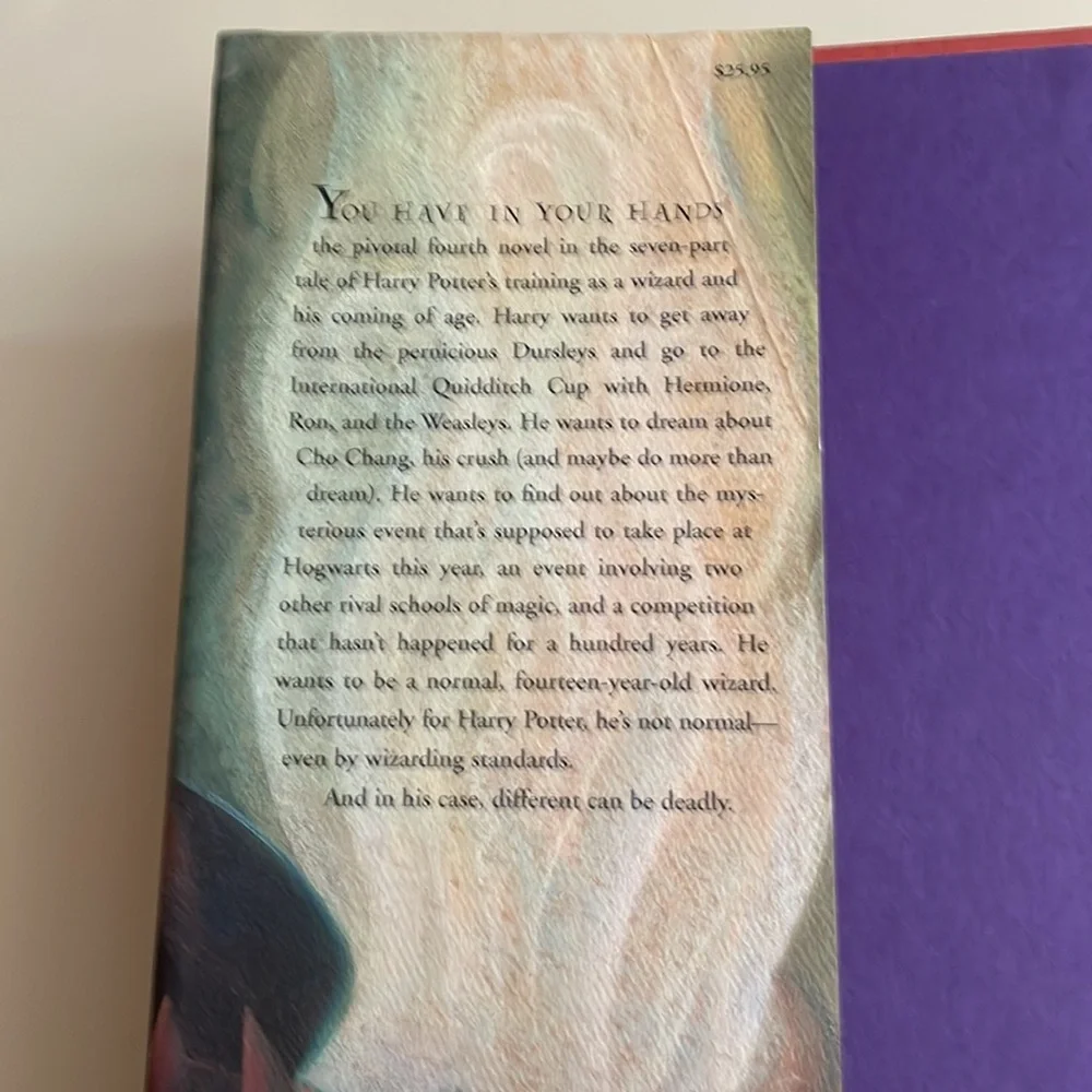 Never Read Harry Potter hard cover Year 4 - Picture 2 of 3